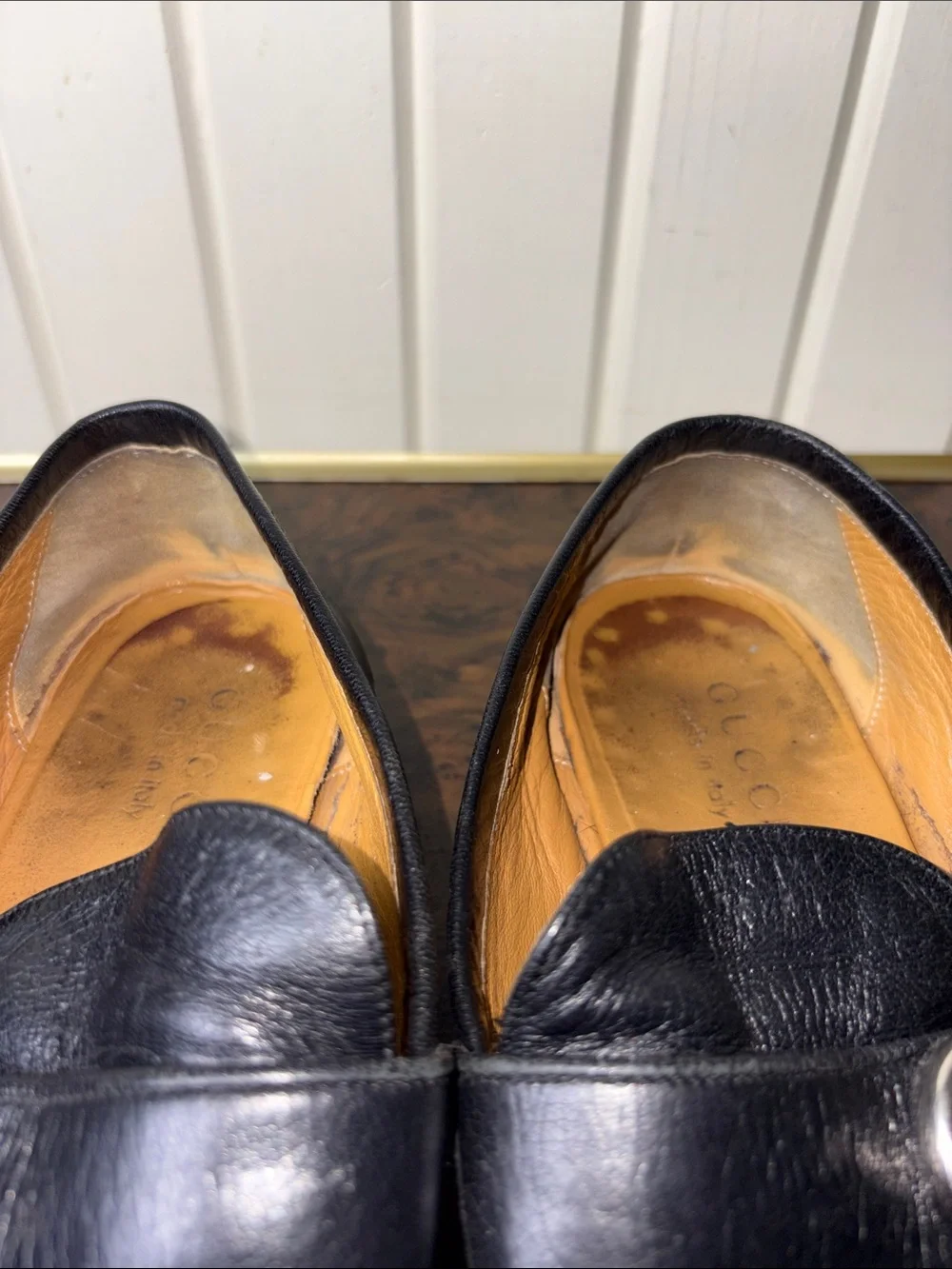 Gucci Mens Double G Logo Loafers size 8 | US 8.5